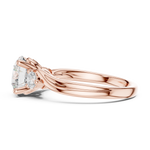 Gold Ring DDLR-272, Rose Gold, view 3
