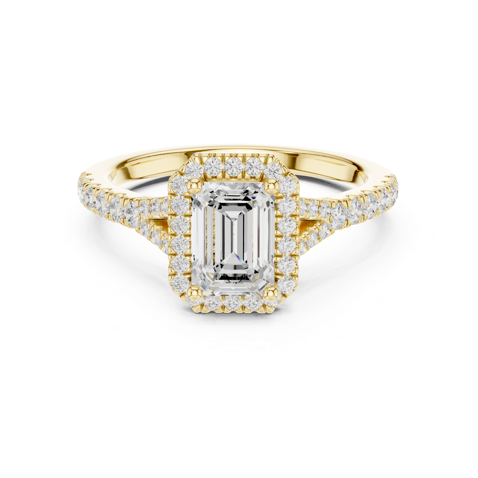 Gold Ring DDLR-909, Yellow Gold, view 4