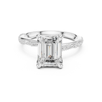 Gold Ring DDLR-963, White Gold, view 4