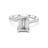 Gold Ring DDLR-963, White Gold, view 4