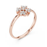 Gold Ring Ledis Ring, Rose Gold, view 2