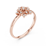 Gold Ring Ledis Ring, Rose Gold, view 2