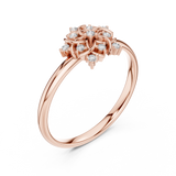 Gold Ring Ledis Ring, Rose Gold, view 2