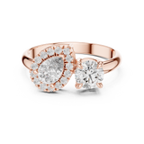 Gold Ring DDLR-003, Rose Gold, view 4