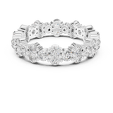 Gold Ring DDLR-210, White Gold, view 4
