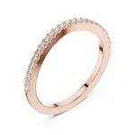 Gold Ring DDLR-048, Rose Gold, view 2