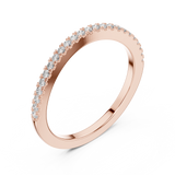 Gold Ring DDLR-048, Rose Gold, view 2