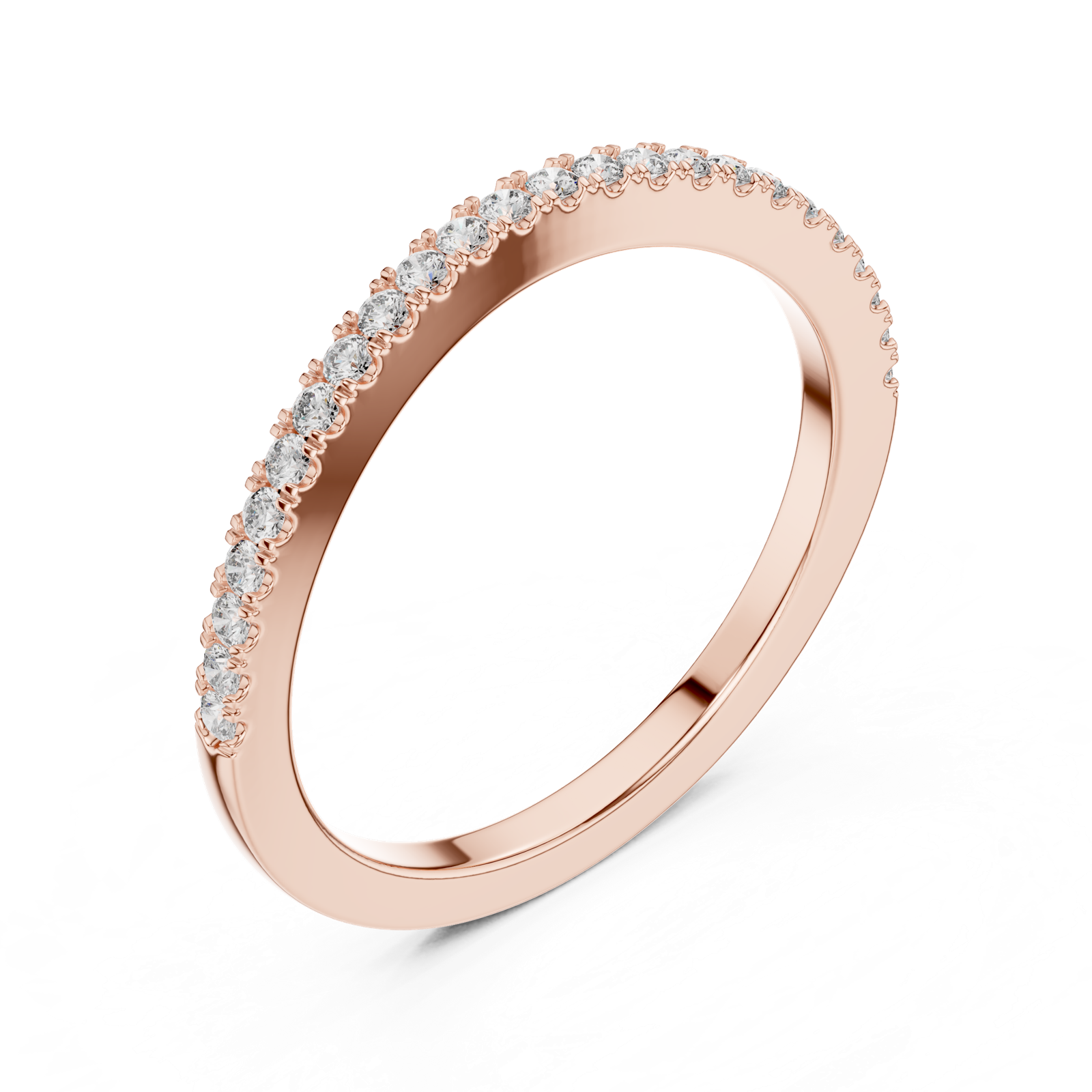 Gold Ring DDLR-048, Rose Gold, view 2
