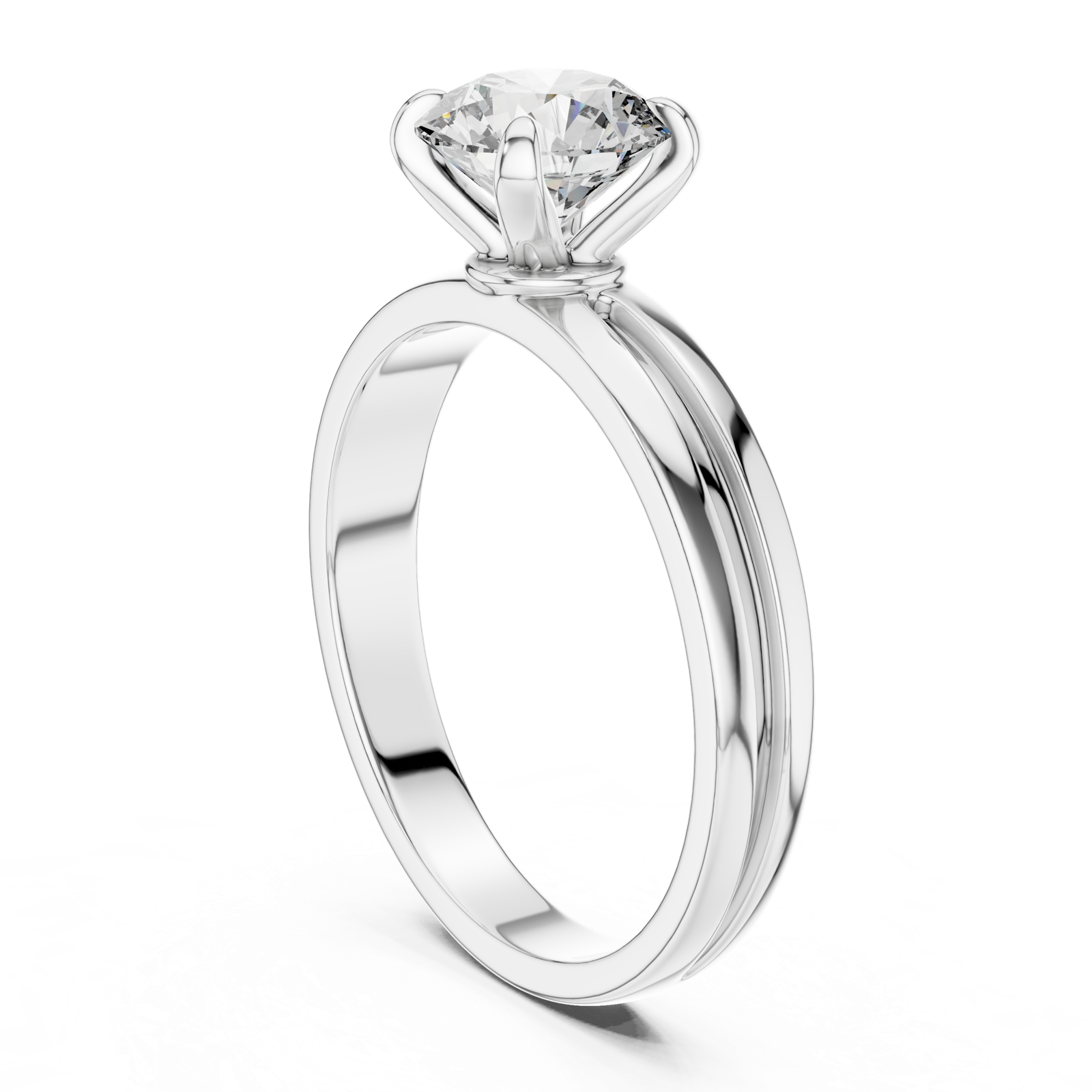 Gold Ring LR-0005, White Gold