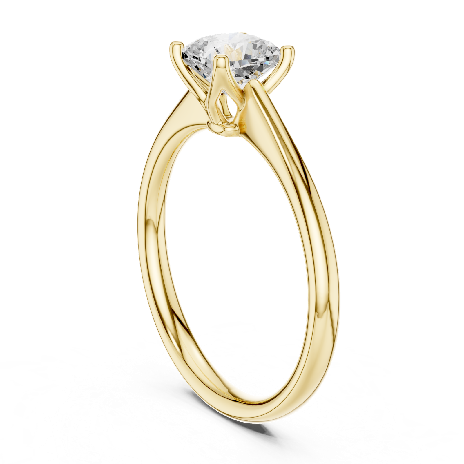 Gold Ring DDLR-797, Yellow Gold, view 1