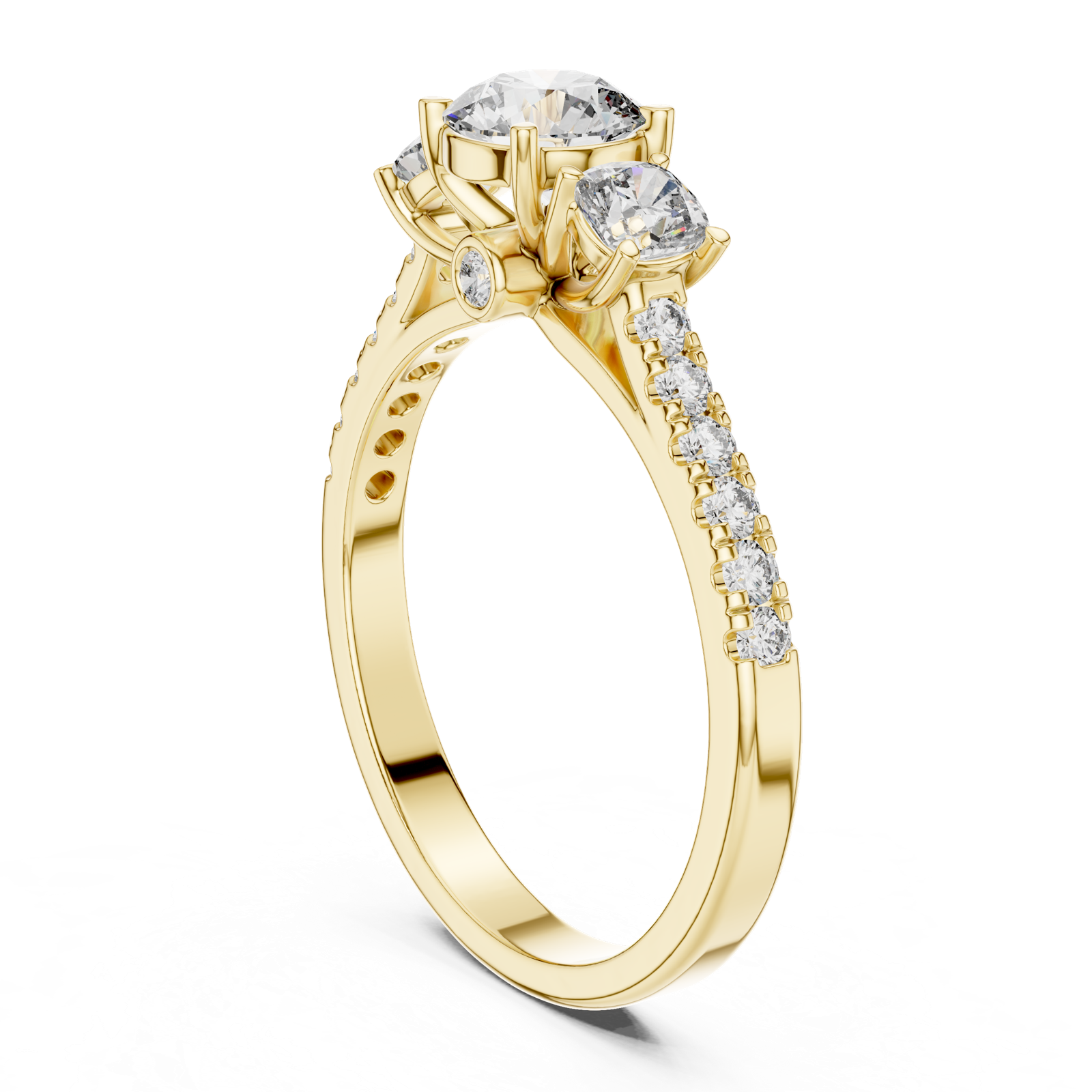 Gold Ring LR-0033, Yellow Gold, view 1