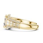 Gold Ring DDLR-262, Yellow Gold, view 3
