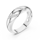 Gold Ring SBMR(13), White Gold, view 2