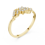 Gold Ring DR-6275, Yellow Gold, view 2