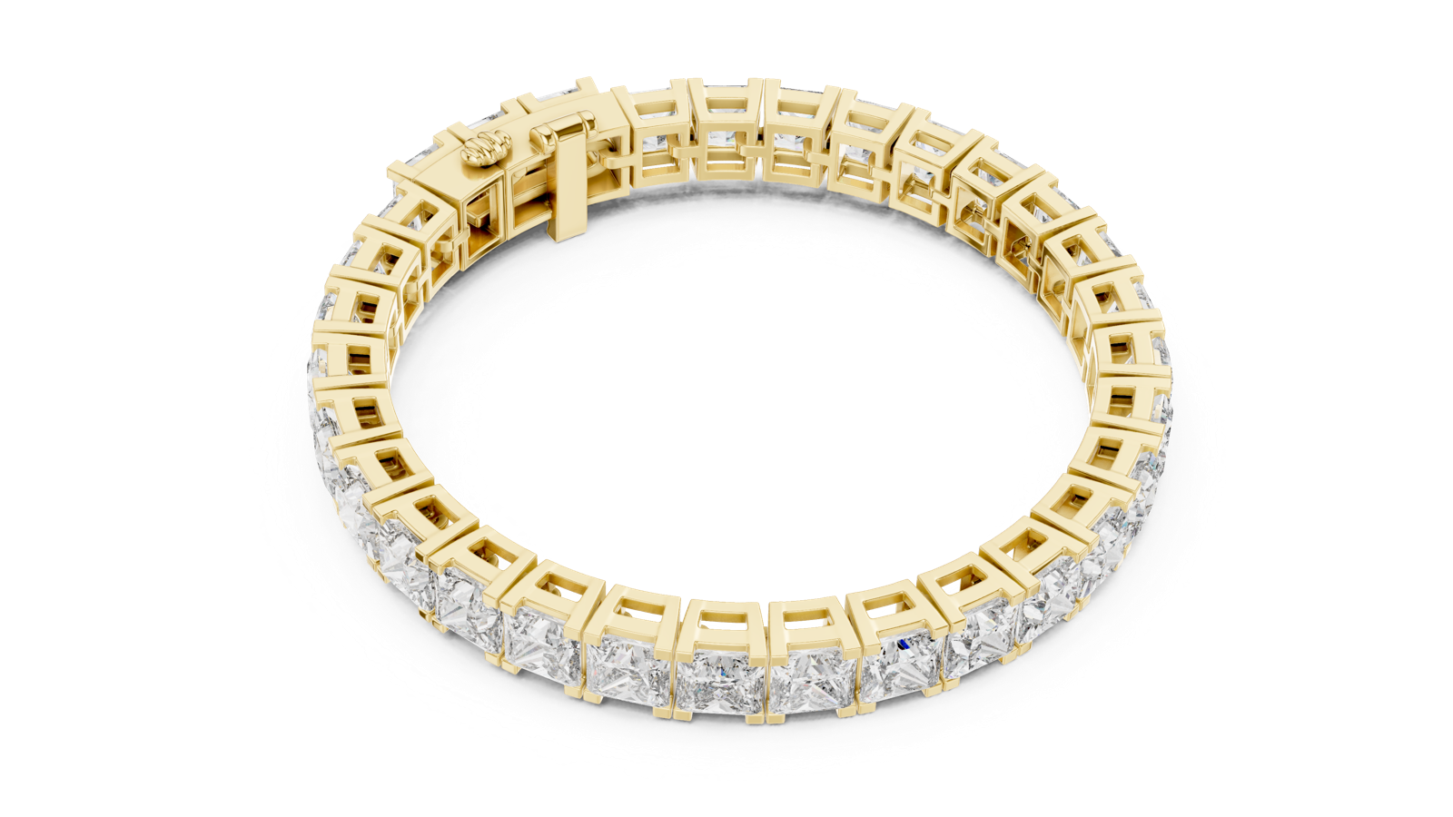 Gold Bracelet GLBR-0031, Yellow Gold, view 2
