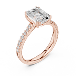 Gold Ring DDLR-744, Rose Gold, view 2