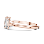 Gold Ring DDLR-1073, Rose Gold, view 3
