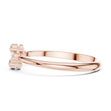 Gold Ring HLR-108, Rose Gold, view 3