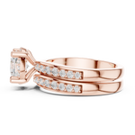 Gold Ring DDLR-294, Rose Gold, view 3