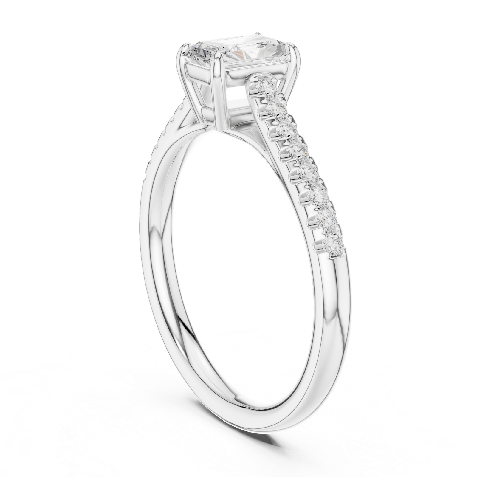 Gold Ring DDLR-587, White Gold