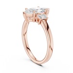 Gold Ring DDLR-870, Rose Gold, view 1