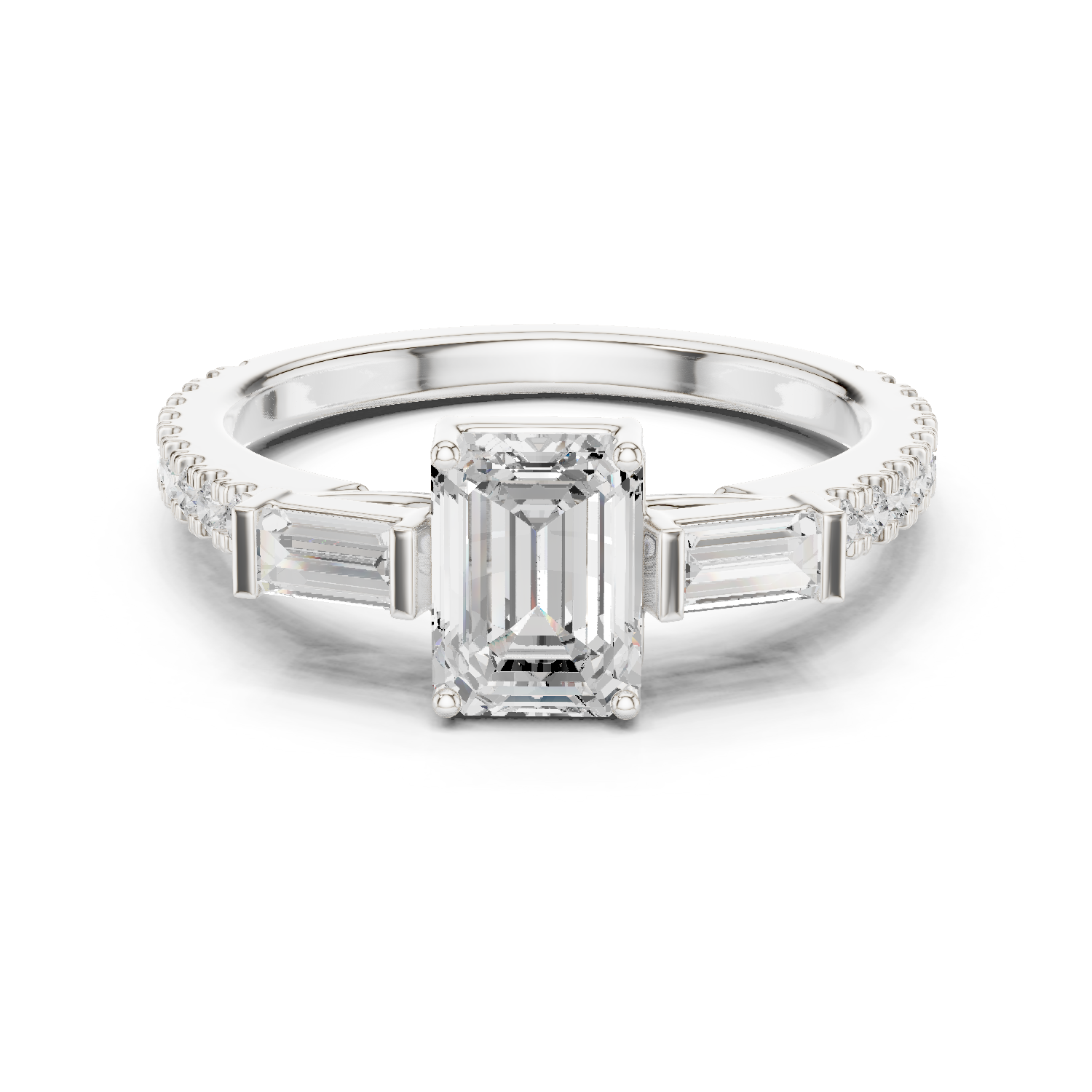Gold Ring DDLR-1088, White Gold
