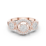 Gold Ring 19-120022L, Rose Gold