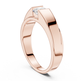 Gold Men's Ring GGR-0025, Rose Gold, view 1