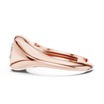 Gold Jewelry L36-4, Cushion center stone, Rose Gold, view 3