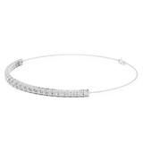 Gold Bracelet L02-589, White Gold, view 1