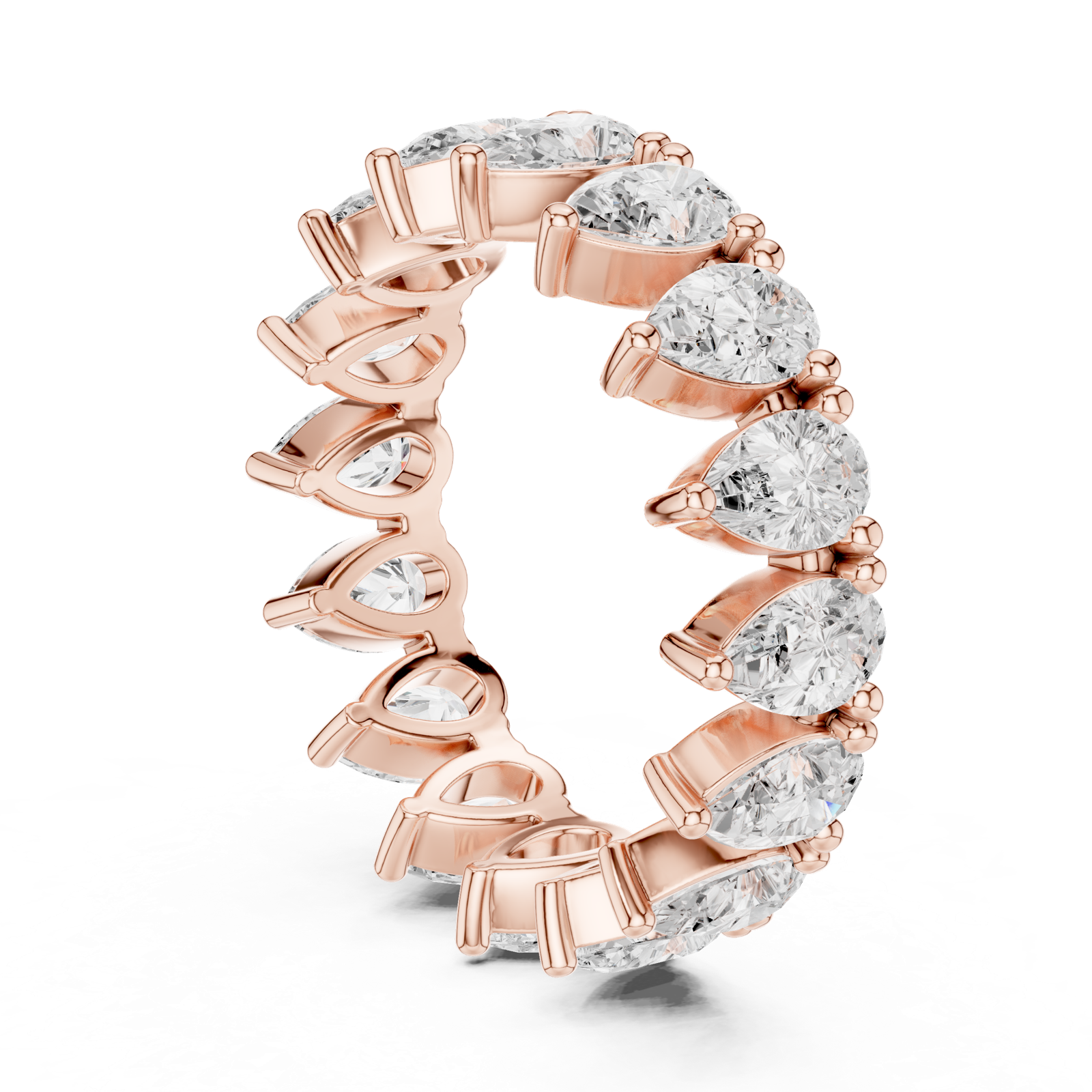 Gold Ring DDLR-620, Rose Gold