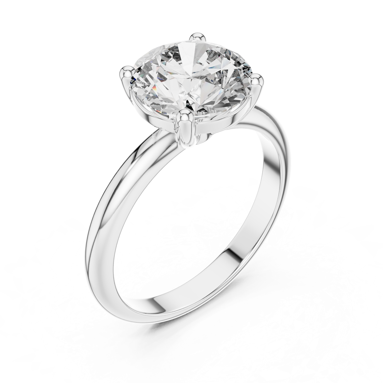 Gold Ring DDLR-054, White Gold, view 2