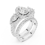 Gold Ring DDLR-298, White Gold, view 2