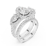 Gold Ring DDLR-298, White Gold, view 2