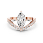 Gold Ring DDLR-1105, Rose Gold
