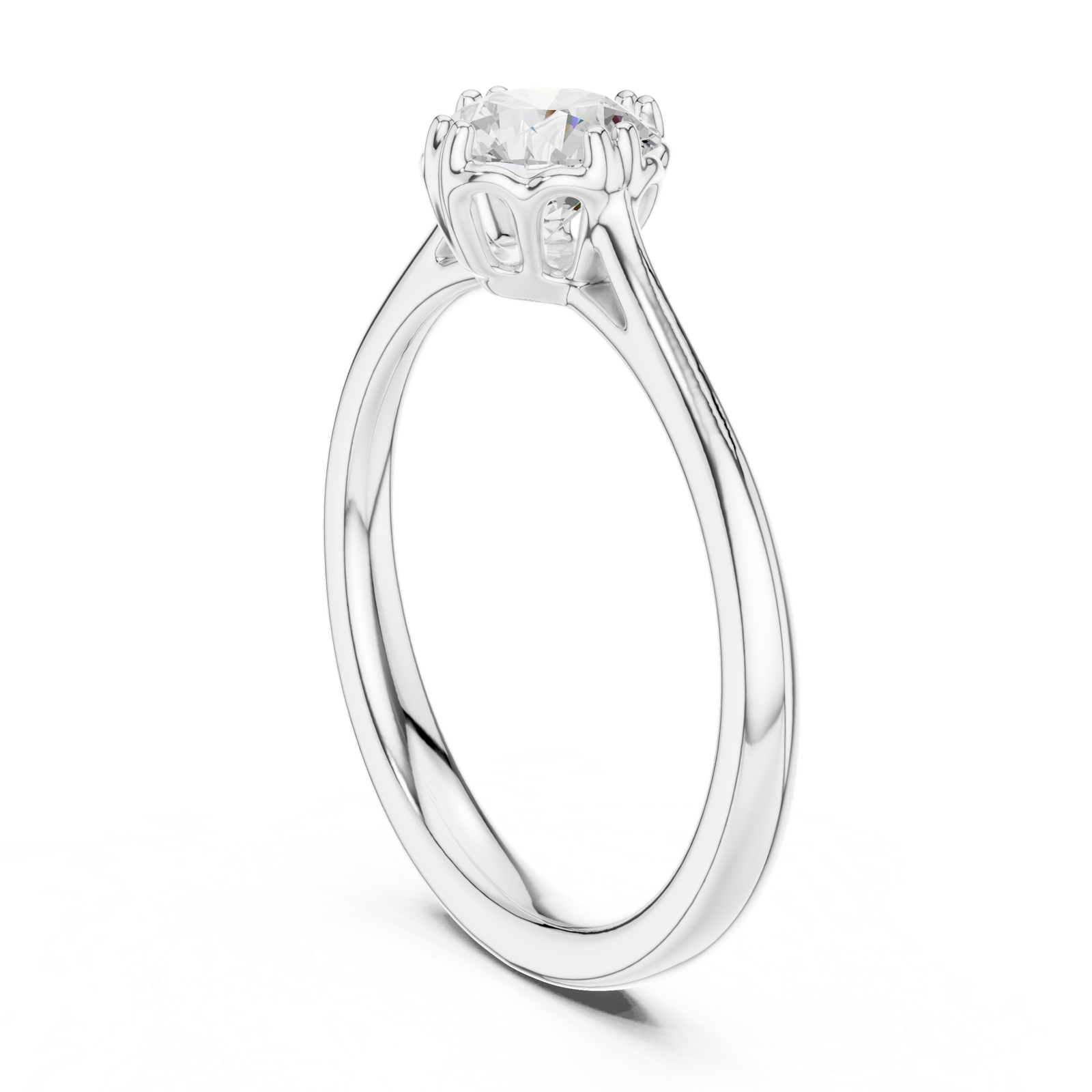 Gold Ring DDLR-553, White Gold