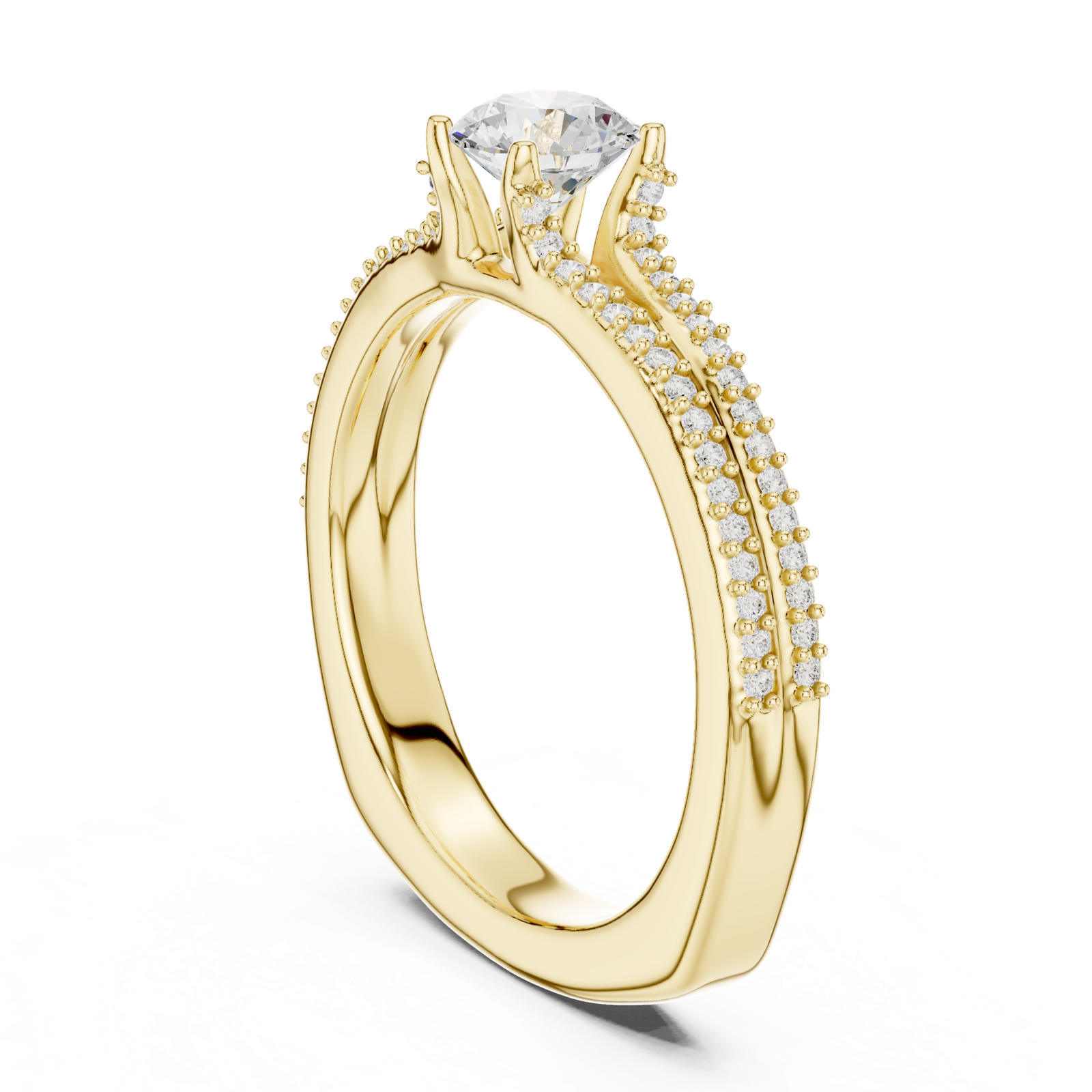 Gold Ring LR-0330, Yellow Gold