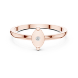 Gold Ring DDLR-466, Rose Gold, view 4