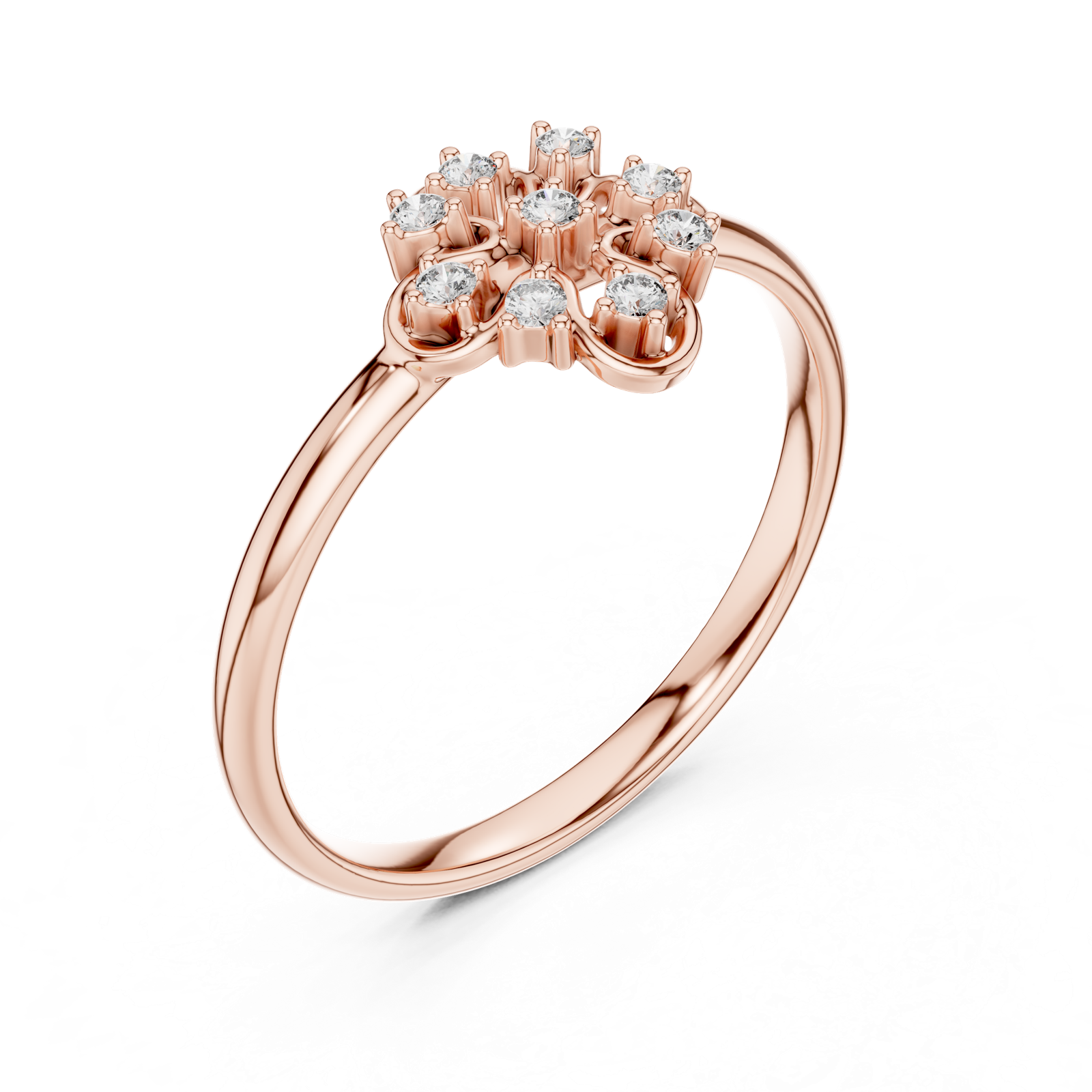 Gold Ring 1 (427), Rose Gold, view 2