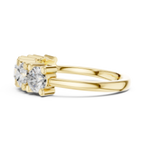 Gold Ring DDLR-617, Yellow Gold, view 3