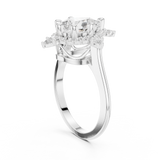 Gold Ring DDLR-412, White Gold