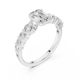 Gold Ring DDLR-1068, White Gold, view 2