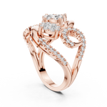 Gold Ring 19-120002L, Rose Gold, view 1
