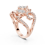 Gold Ring 19-120002L, Rose Gold, view 1