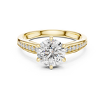 Gold Ring LR-0038, Yellow Gold, view 4
