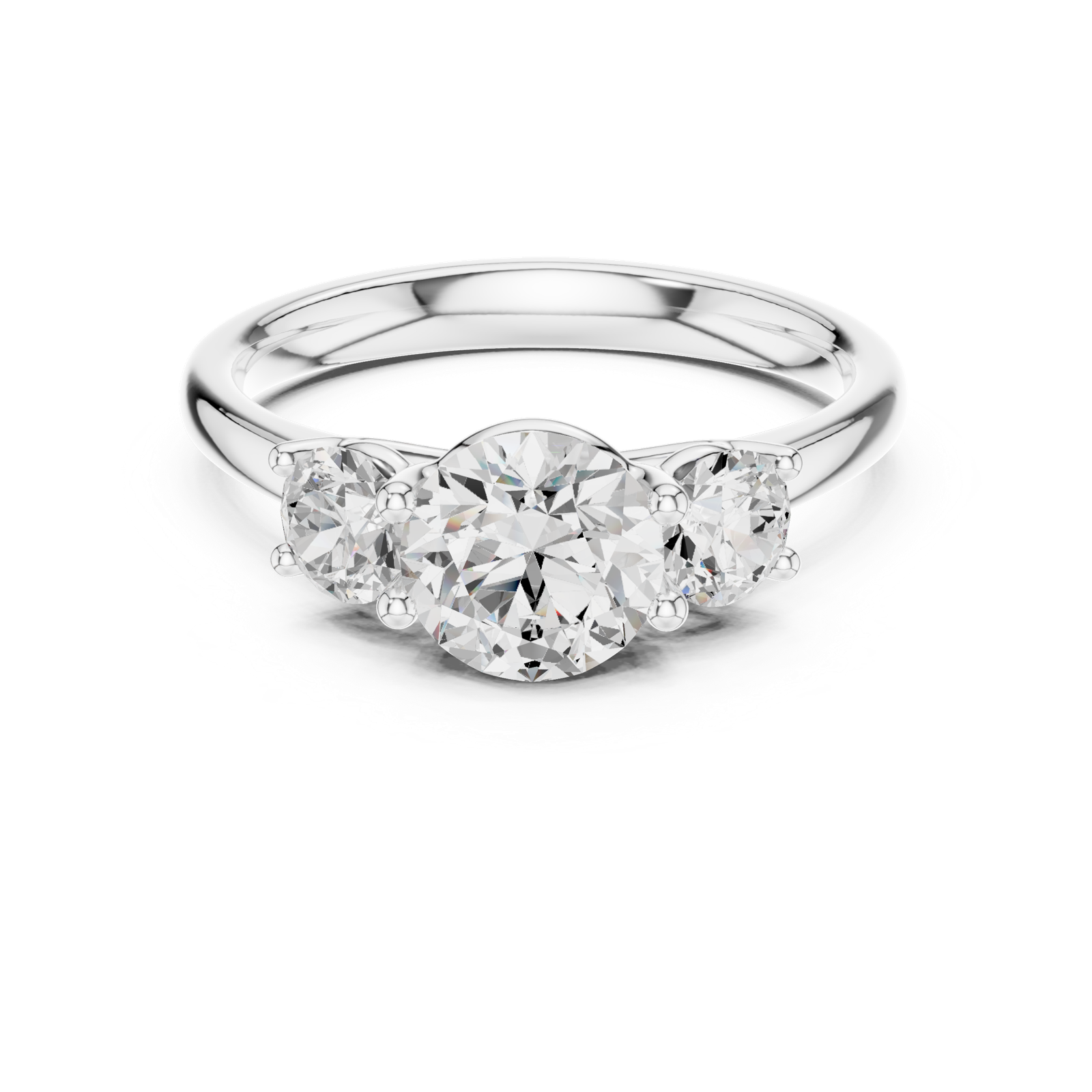 Gold Ring DDLR-638, White Gold