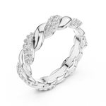 Gold Ring L03-1170, White Gold, view 2