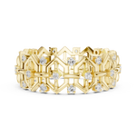 Gold Ring R29, Yellow Gold, view 3