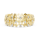 Gold Ring R29, Yellow Gold, view 3