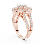 Gold Ring DDLR-348, Rose Gold, view 1
